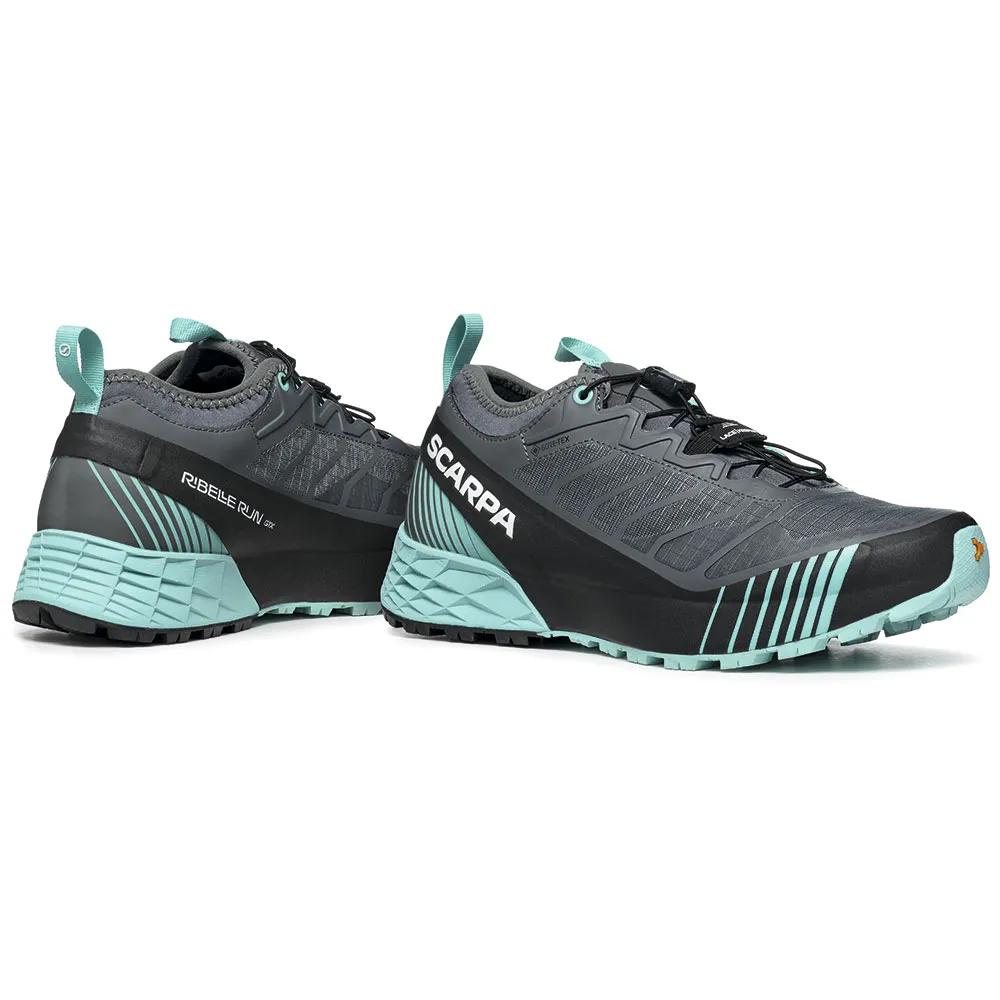 Scarpa Ribelle Run Gtx Trailsko, Anthracite / blue turquoise