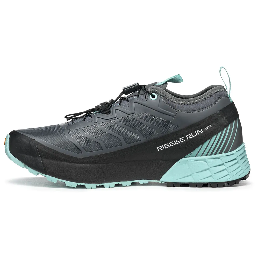 Scarpa Ribelle Run Gtx Trailsko, Anthracite / blue turquoise