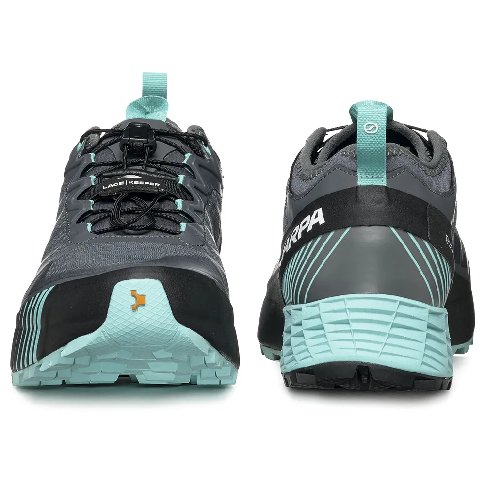 Scarpa Ribelle Run Gtx Trailsko, Anthracite / blue turquoise