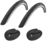 Schwalbe 2 dekk + 2 slanger Schwalbe Lugano II Endurance 700x25 (25-622), Svart, Sykkeldekk