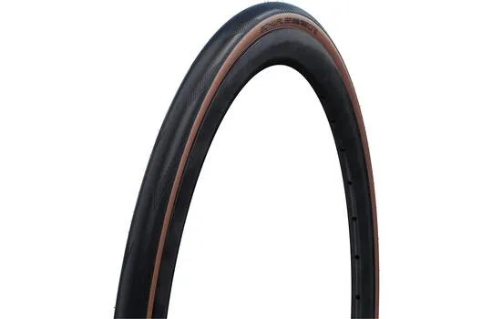 Schwalbe 2 Dekk + 2 Slanger Schwalbe One Addix 700x25C med brun dekksider 48mm Racer Ventil, Krem, Sykkeldekk Schwalbe 2 Dekk + 2 Slanger Schwalbe One Addix 700x25C med brun dekksider 48mm Racer Ventil, Krem, Sykkeldekk