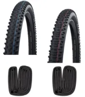 Schwalbe 2 Dekk + 2 Slanger Schwalbe Racing Ray Og Racing Ralph 29 x 2,25''Med Presta Ventil