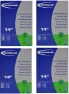 Schwalbe 4x Schwalbe 14"Slang Til Barnevogn m/Autoventil