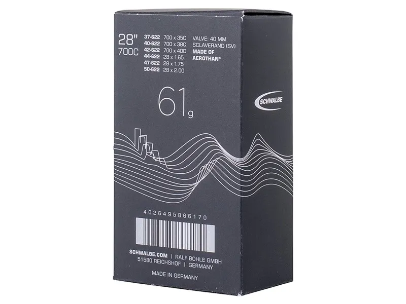 Schwalbe Aerothan 700 x 28-35c Slange Schwalbe Aerothan 700 x 28-35c Slange