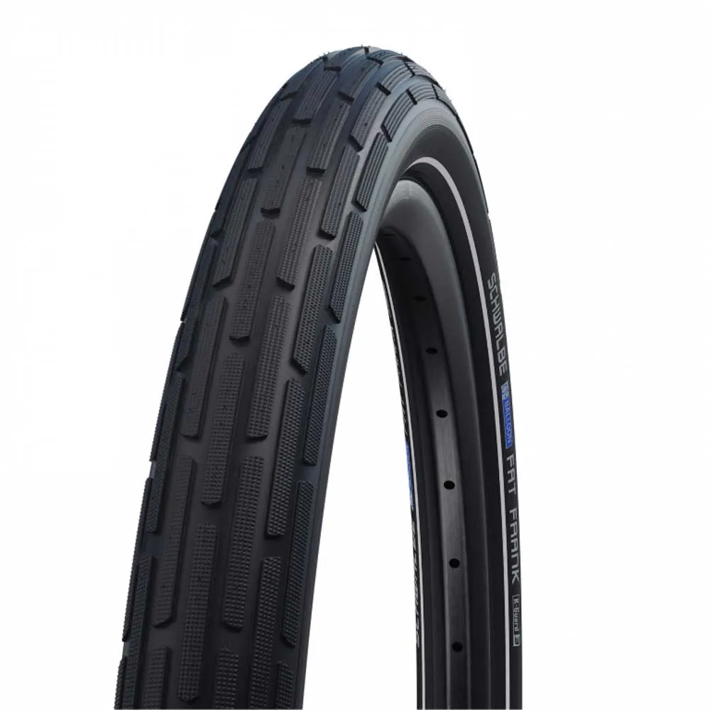 Schwalbe Fat Frank K-guard Hs375 28´´ X 2.00 Urban Stive Sykkeldekk, Black / reflective, 28" x 2.00 Schwalbe Fat Frank K-guard Hs375 28´´ X 2.00 Urban Stive Sykkeldekk, Black / reflective, 28" x 2.00