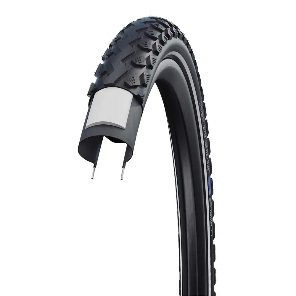 Schwalbe Land Cruiser Plus Active Punctureguard 28´´ X 2.00 Stiv Mtb-dekk, Black, 28" x 2.00, Sykkeldekk Schwalbe Land Cruiser Plus Active Punctureguard 28´´ X 2.00 Stiv Mtb-dekk, Black, 28" x 2.00, Sykkeldekk