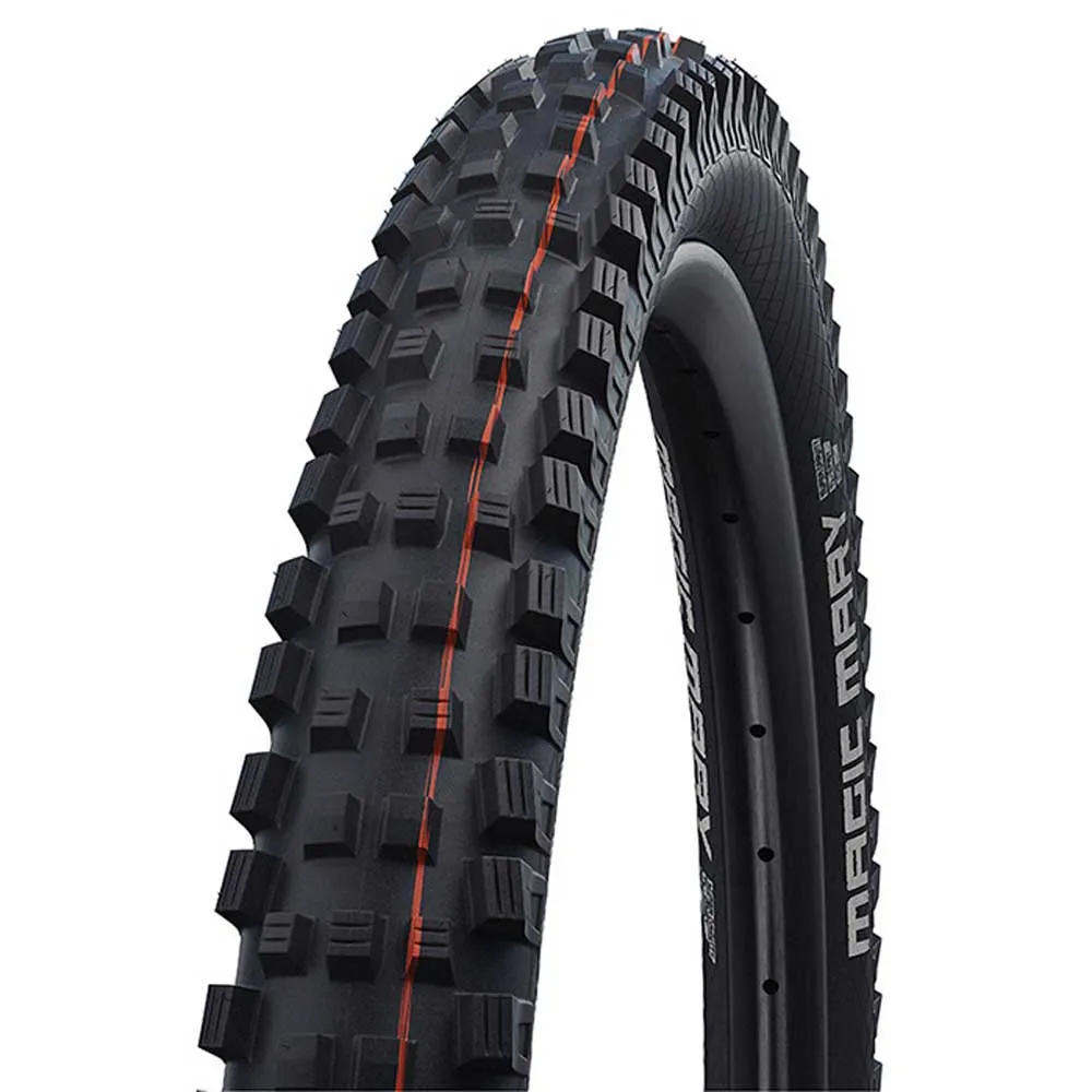 Schwalbe Magic Mary Evo Super Trail Addix Soft Tubeless 29´´ X 2.40 Mtb-dekk Refurbished, Black, 29" x 2.40, Sykkeldekk Schwalbe Magic Mary Evo Super Trail Addix Soft Tubeless 29´´ X 2.40 Mtb-dekk Refurbished, Black, 29" x 2.40, Sykkeldekk