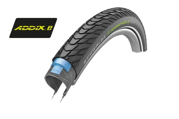 Schwalbe Marathon E-Plus 37-622 Dekk, Sykkeldekk Schwalbe Marathon E-Plus 37-622 Dekk, Sykkeldekk
