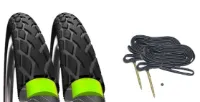 Schwalbe Marathon Greenguard 700x23 2 dekk + 2 slanger
