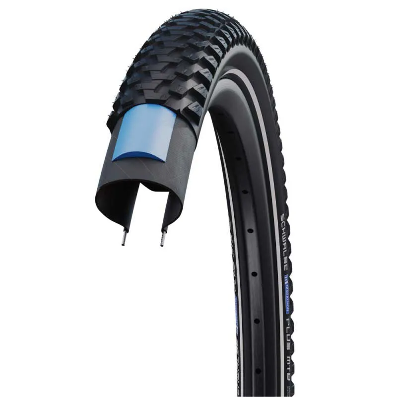 Schwalbe Marathon Plus Smart Dualguard Addix 29´´ X 2.60 Stiv Mtb-dekk, Sykkeldekk Schwalbe Marathon Plus Smart Dualguard Addix 29´´ X 2.60 Stiv Mtb-dekk, Sykkeldekk