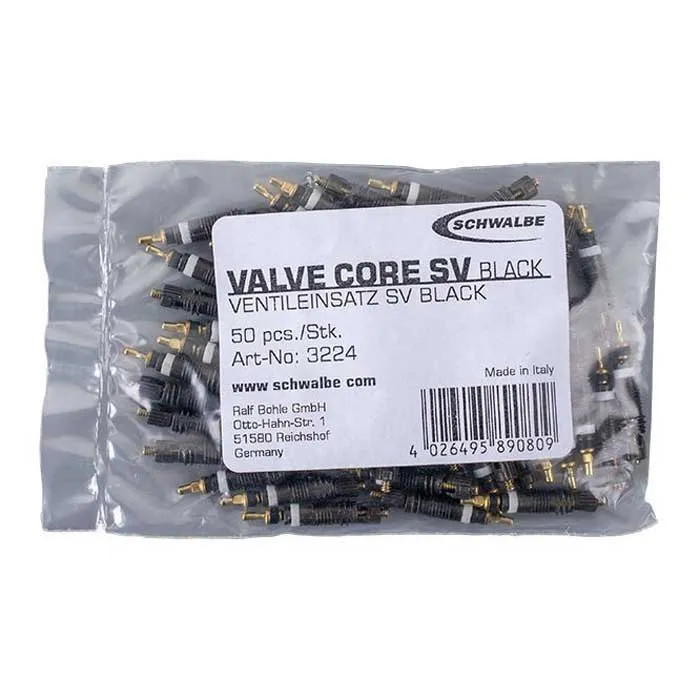 Schwalbe Presta Ventilkjerne 50 Enheter