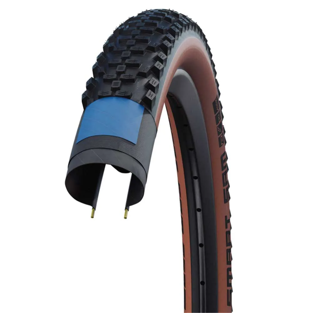 Schwalbe Smart Samoa Dd 27.5´´ X 2.60 Stiv Mtb-dekk, Black / brown, 27.5" x 2.60, Sykkeldekk Schwalbe Smart Samoa Dd 27.5´´ X 2.60 Stiv Mtb-dekk, Black / brown, 27.5" x 2.60, Sykkeldekk