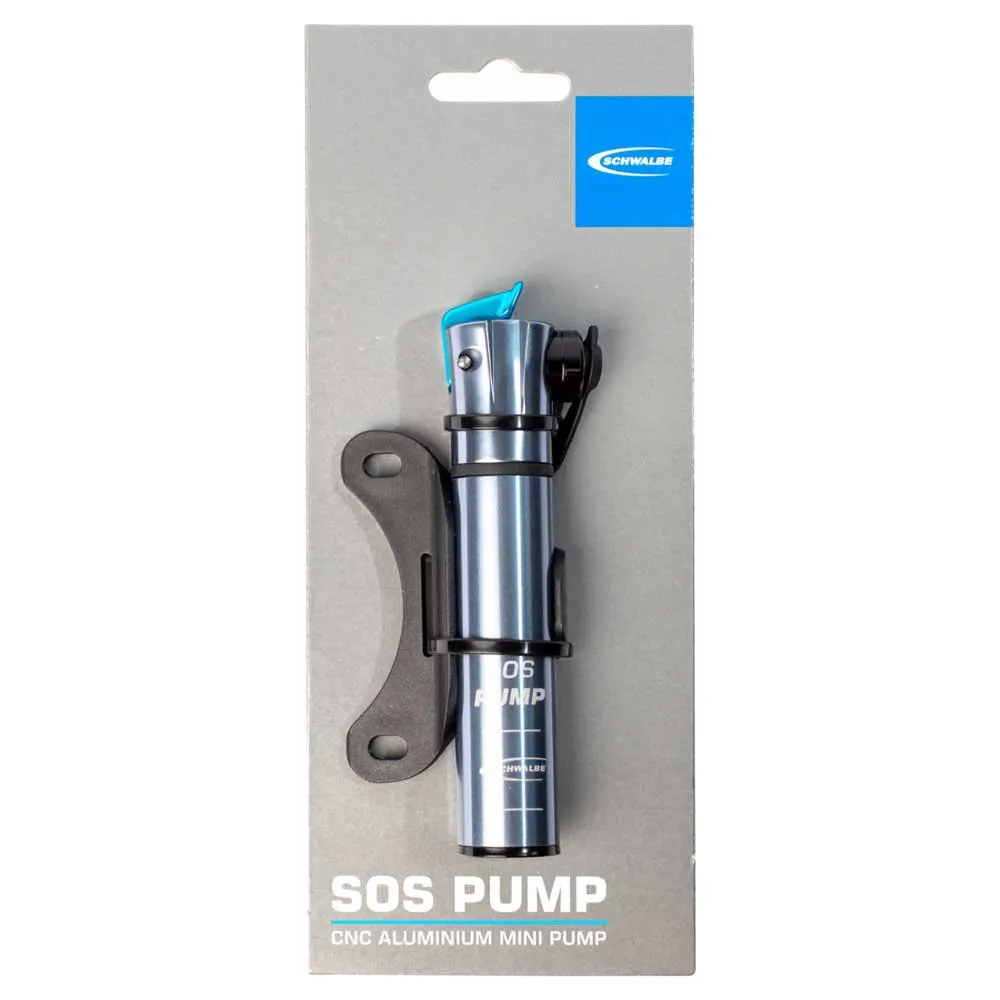 Schwalbe Sos Mini Pumpe, Silver, One Size