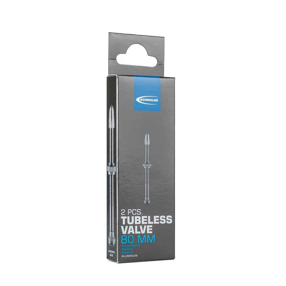 Schwalbe Tubeless Ventiler, Black, 80mm Schwalbe Tubeless Ventiler, Black, 80mm