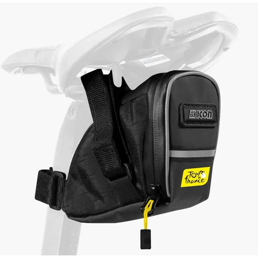 Scicon 098 Tour De France Verktøy Sadelveske 0.9l, Black / yellow, One Size