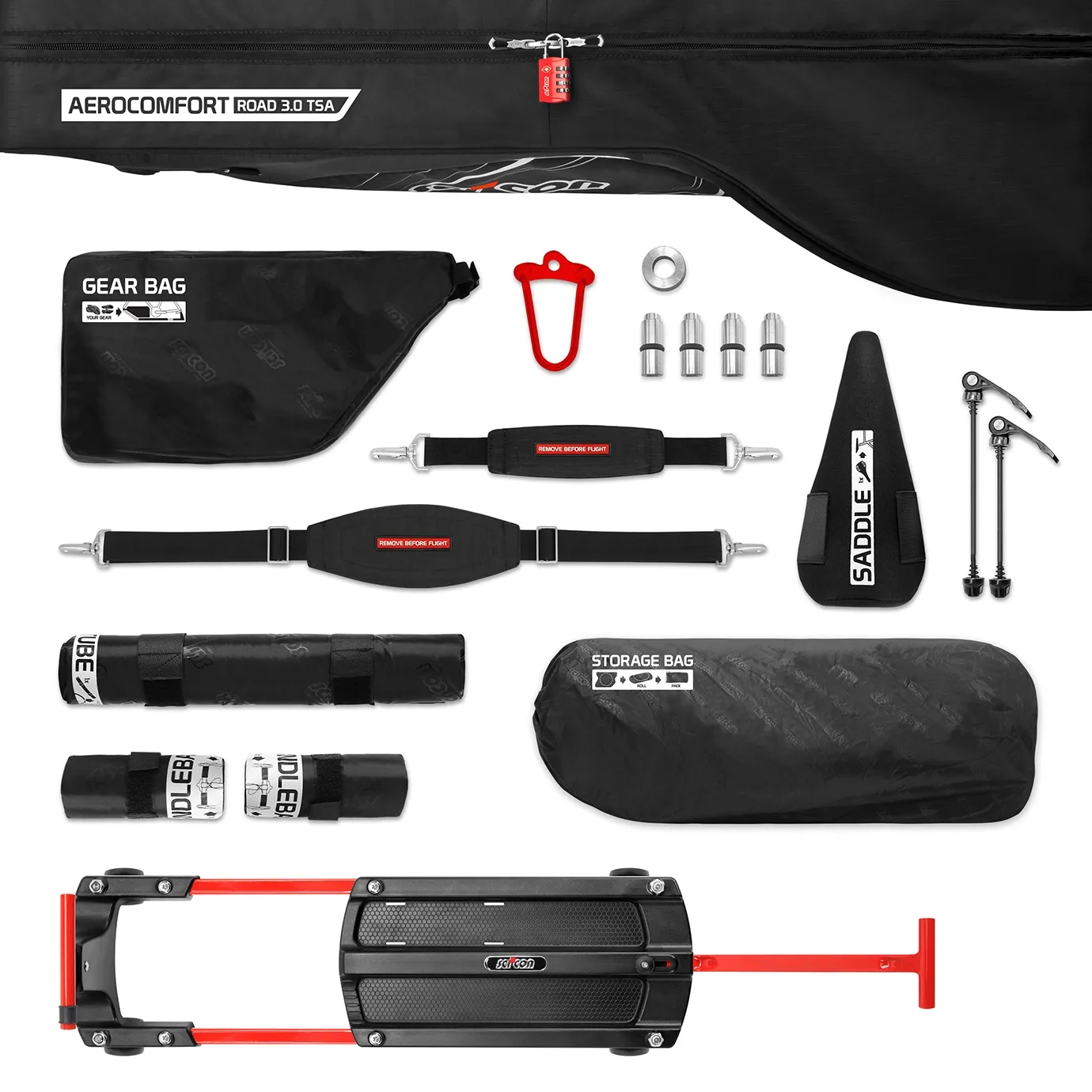 Scicon AeroComfort 3.0 Road Sykkelbag, Black, One Size