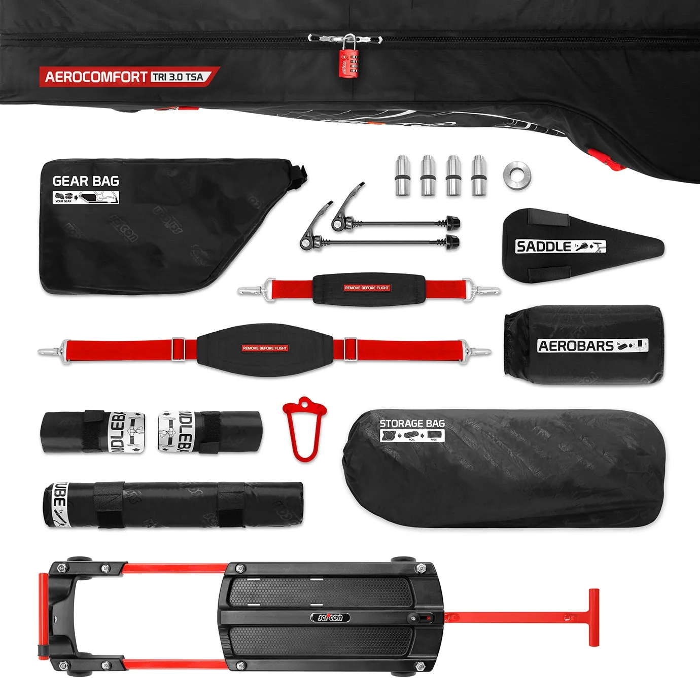 Scicon AeroComfort 3.0 Tri Sykkelbag, One size