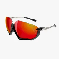 Scicon Aerojet Titanium sykkelbriller Crystal Gloss Multimirror Red Scicon Aerojet Titanium sykkelbriller Crystal Gloss Multimirror Red