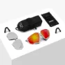 Scicon Aerojet Titanium sykkelbriller Metal Black Multimirror Red