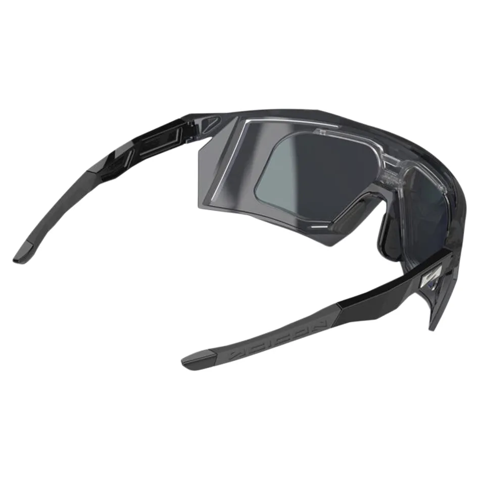 Scicon Aerostorm + Slidefit Solbriller, Black / smoked black, Smoked Black/CAT3