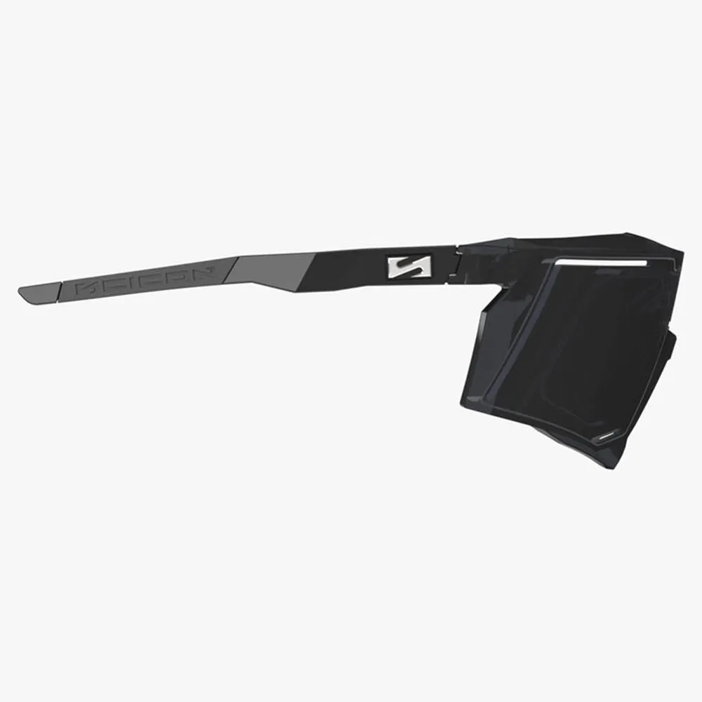 Scicon Aerostorm + Slidefit Solbriller, Black / smoked black, Smoked Black/CAT3