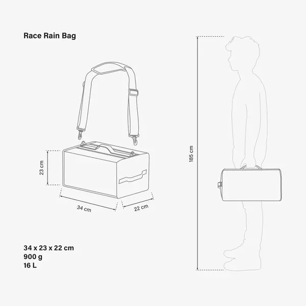 Scicon Race Rain Bag, Black, One Size