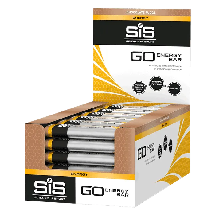 Science In Sport SIS GO Energy Sjokolade Fudge Energibar 30 stk