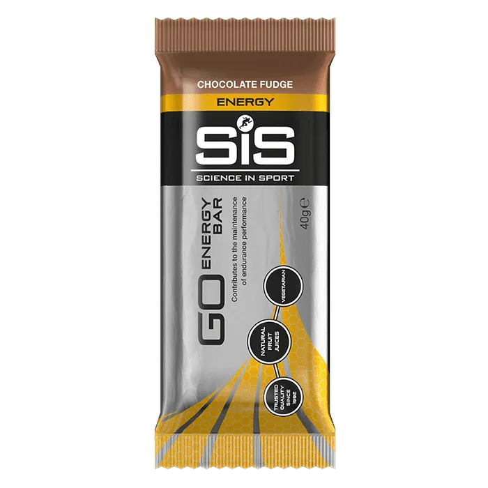 Science In Sport SIS GO Energy Sjokolade Fudge Energibar 30 stk