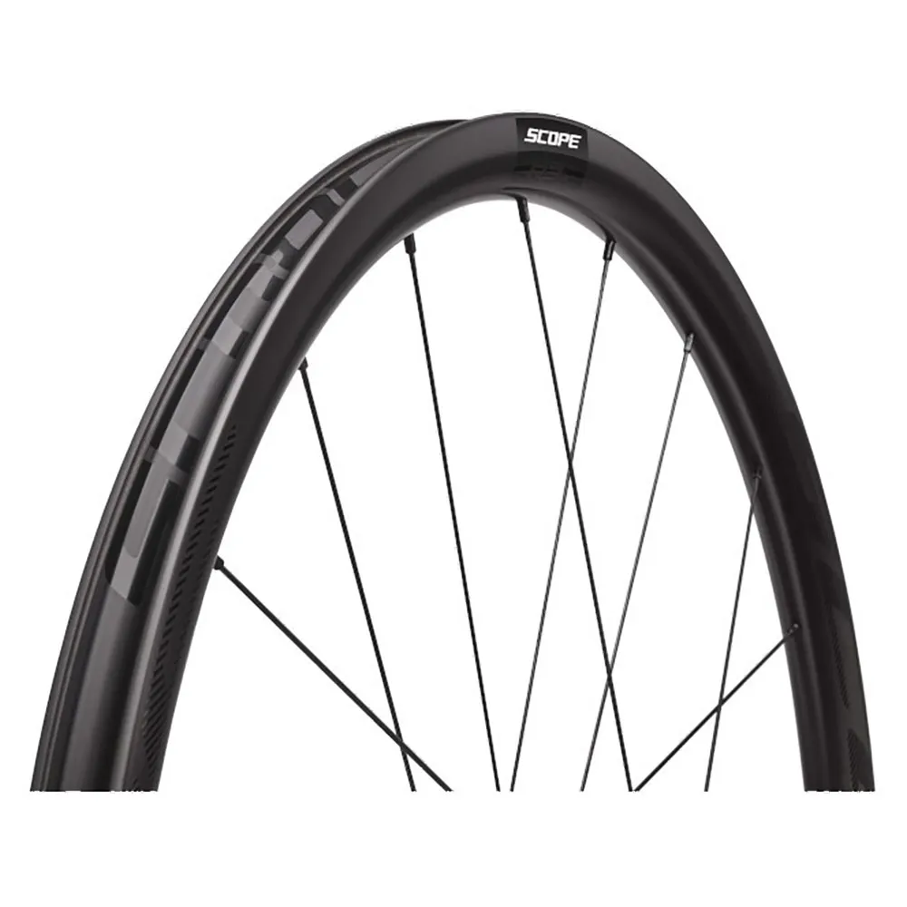Scope R3. Allroad disc carbon hjulsett Shimano sort