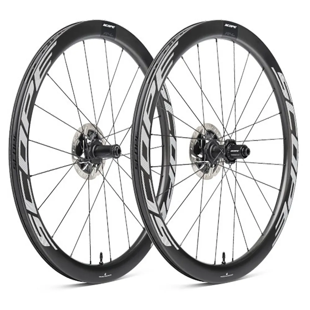 Scope R4 A Disc Karbon Hjulsett 45mm, White, 12 x 100/12 x 142mm, Shimano/Sram HG