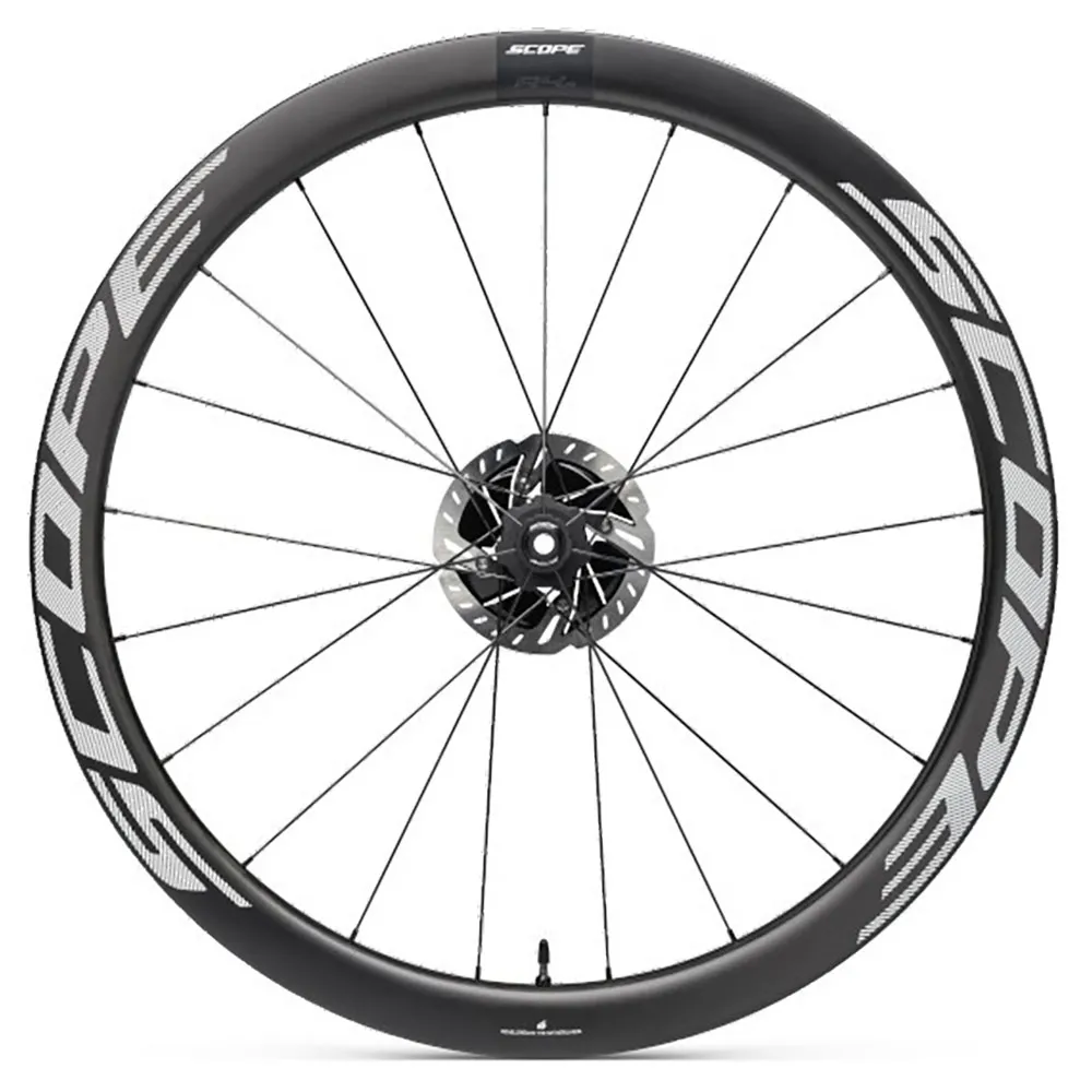 Scope R4 A Disc Karbon Hjulsett 45mm, White, 12 x 100/12 x 142mm, Shimano/Sram HG