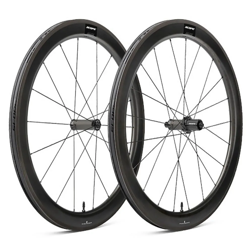 Scope S5 Tubeless Landeveishjulsett, Black, 9 x 100/9 x 130mm, Sram XDR Scope S5 Tubeless Landeveishjulsett, Black, 9 x 100/9 x 130mm, Sram XDR