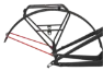 SCOTT Aluminiumsstenger til Bagskjerm, Black, One Size