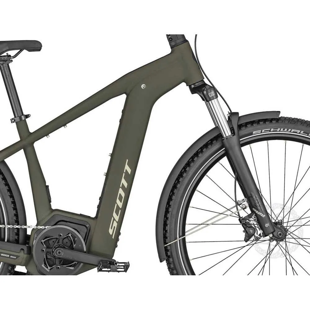 SCOTT Axis Eride 30 Men 29´´ Deore 11s Elektrisk Sykkel, Olive, M, 500Wh, Elsykkel SCOTT Axis Eride 30 Men 29´´ Deore 11s Elektrisk Sykkel, Olive, M, 500Wh, Elsykkel