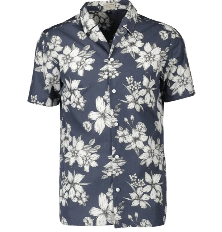 SCOTT Button LT Short-Sleeve Herreskjorte, Blå SCOTT Button LT Short-Sleeve Herreskjorte, Blå