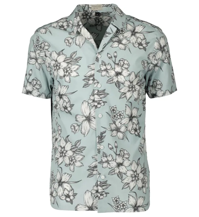 SCOTT Button LT Short-Sleeve Herreskjorte Oransje