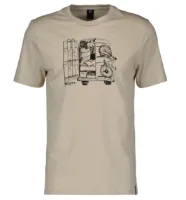 SCOTT Casual T-shirt, Støvet Hvit SCOTT Casual T-shirt, Støvet Hvit