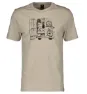 SCOTT Casual T-shirt, Støvet Hvit