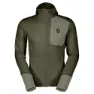SCOTT Defined Light Genser Med Hel Glidelås, Douglas green / dust grey