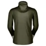 SCOTT Defined Light Genser Med Hel Glidelås, Douglas green / dust grey