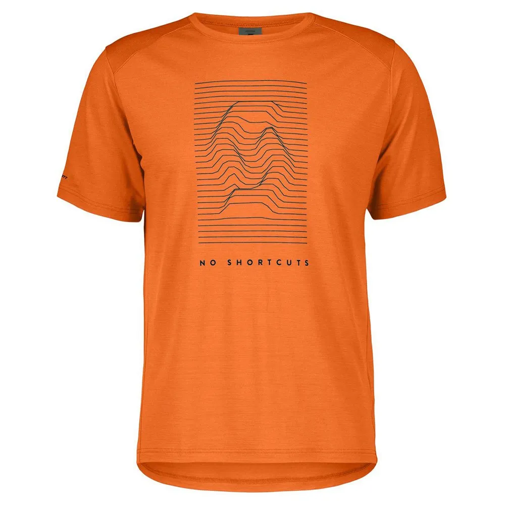 SCOTT Defined Merino Graphic Kortarmet T-skjorte male