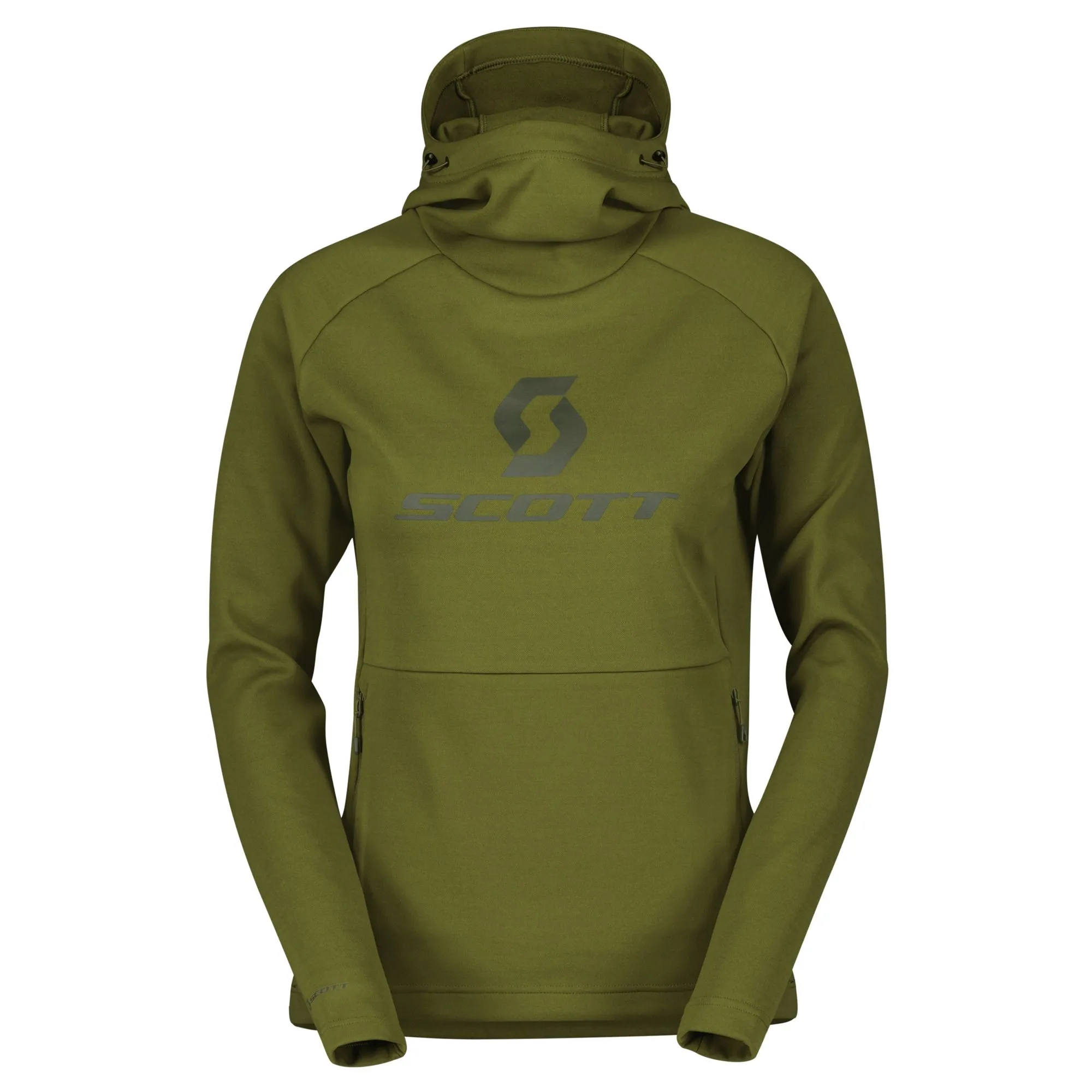 SCOTT Defined Mid Hoodie Grangrønn til Kvinner