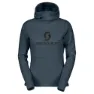 SCOTT Defined Mid Hoodie Metallblå til Kvinner