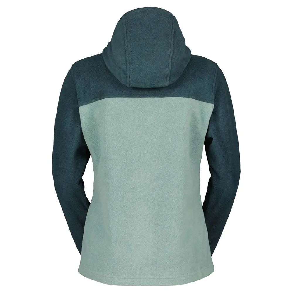 SCOTT Defined Original Fleece Fleecejakke Med Hette, Aruba green / northern mint green