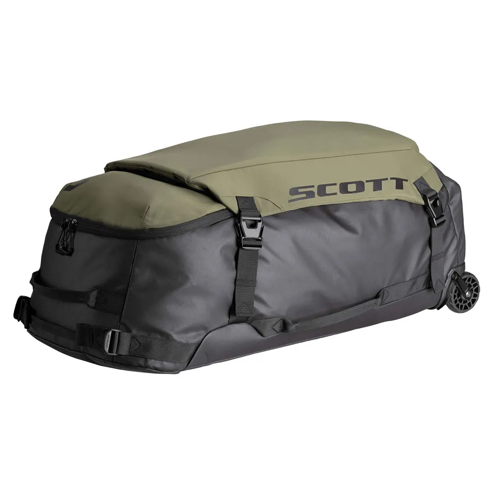 SCOTT Duffle Travel Wheel 10 Duffelbag, Douglas green / black
