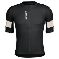 SCOTT Endurance Pro kortermet sykkeltrøye black/cotton herre SCOTT Endurance Pro kortermet sykkeltrøye black/cotton herre