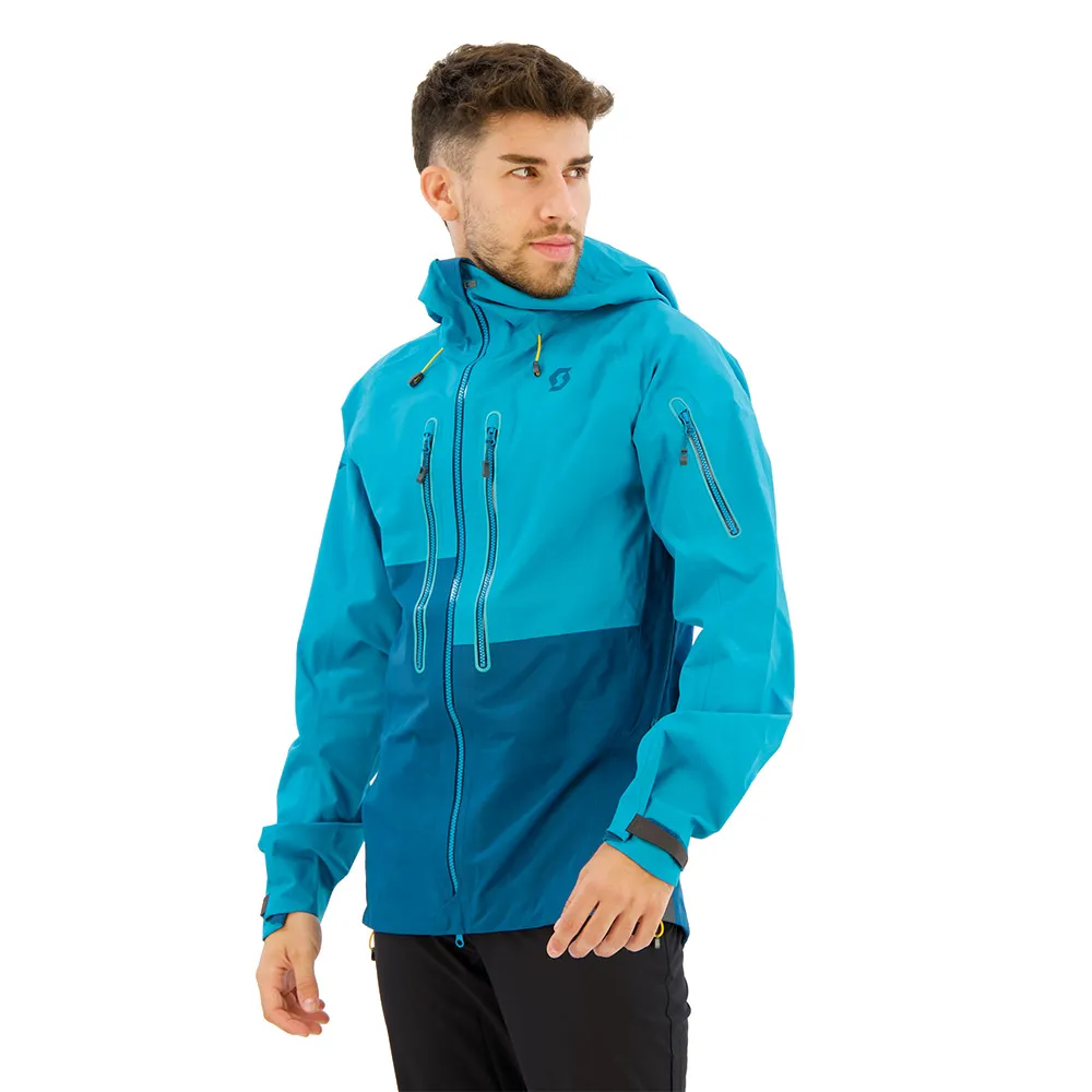 SCOTT Explorair 3l Se Hoodie Jakke male, Blue