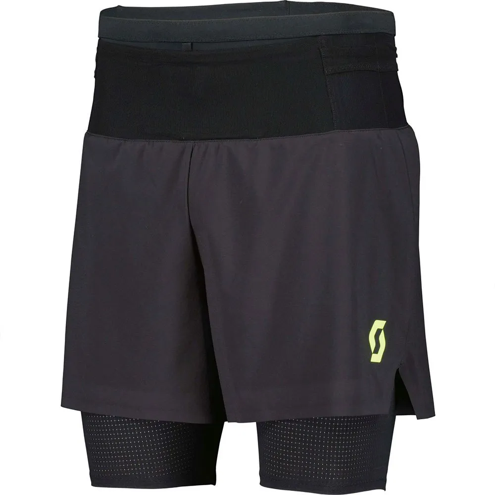 SCOTT Hybrid Rc Run Shorts male, Black / yellow SCOTT Hybrid Rc Run Shorts male, Black / yellow
