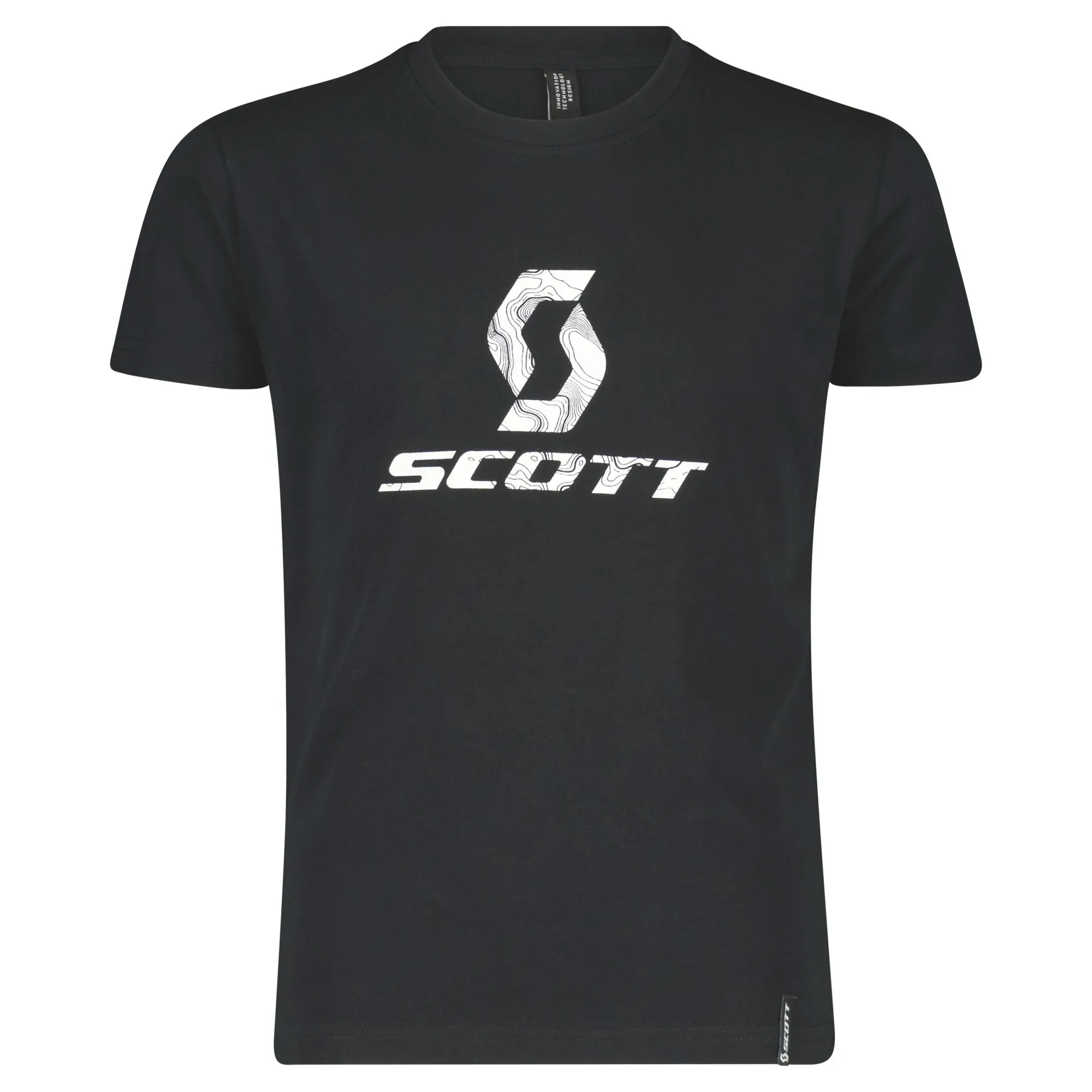 SCOTT Icon Junior T-Shirt Sort SCOTT Icon Junior T-Shirt Sort
