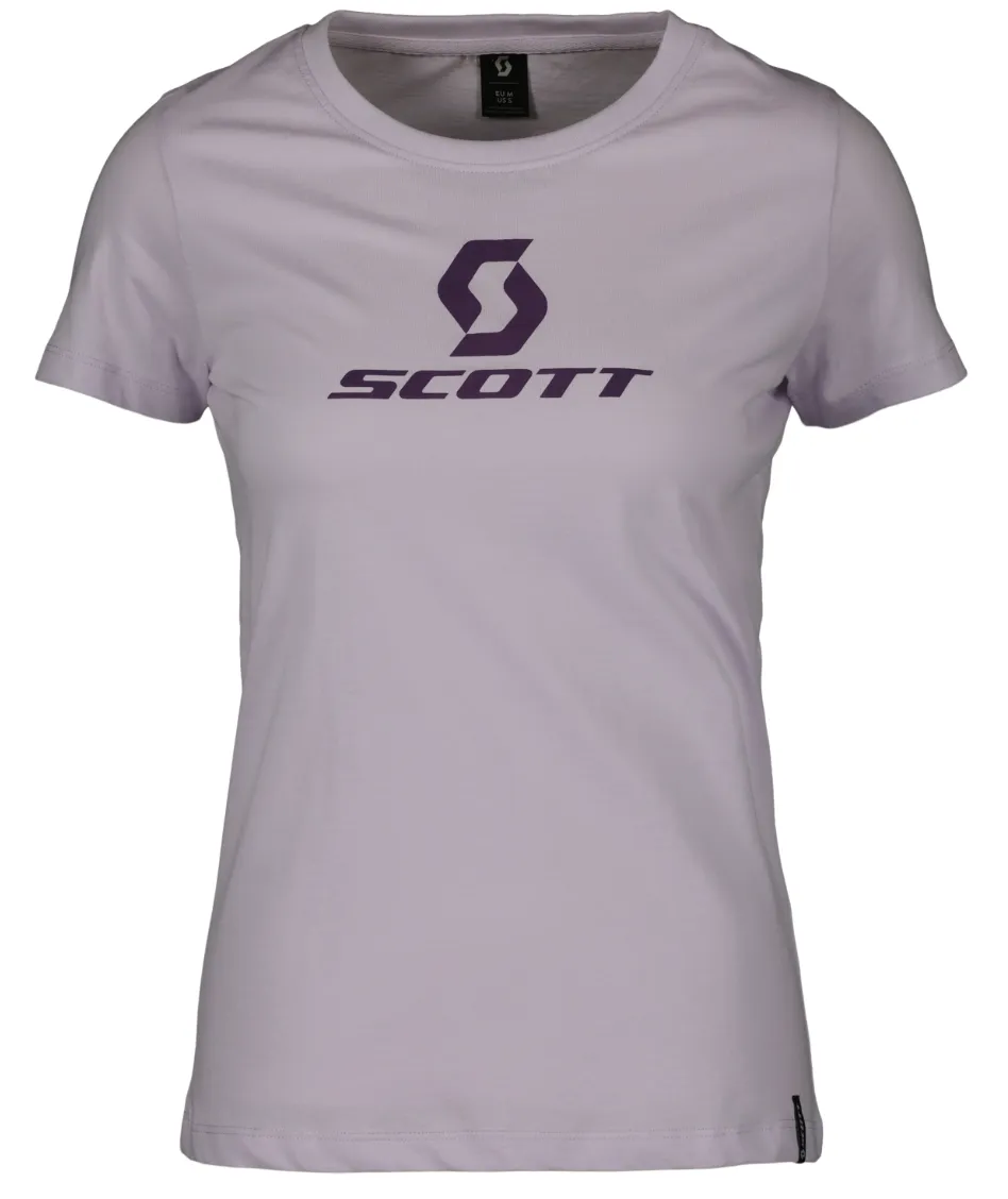 SCOTT Icon SS T-shirt til Kvinner, Lilla SCOTT Icon SS T-shirt til Kvinner, Lilla